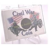 1863 Civil War Coin in Display Holder