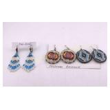 Shoshone Bannock Beaded Earrings