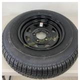 New Trailer Spare Tire & 5 Hole Wheel ST175/80 D13
