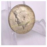 1967 Kennedy Half Dollar AU 40% Silver
