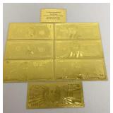 24K Gold Layered Novelty Currency
