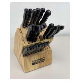 Six Star Kitchen Cutlery Set, 22 Knife Assortment