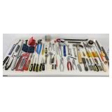 HAnd Toold: Chisels, Pliers, Screw Drivers, Hammer