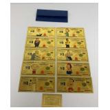 24K Gold Layered Family Guy Novelty Currency w/COA