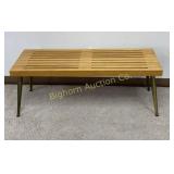 Mid Century Coffee Table 44" x 15" x17" Tall