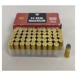Ammo 44 Rem Mag 50 Rds Fiocchi SJSP 240 Gr