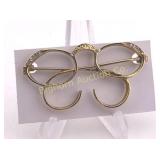 "Old Glasses" Style Brooch Pin