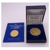 Ronald Reagan Commemorative, JFK 24K Gold
