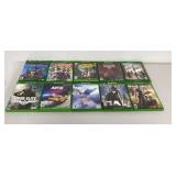 XBox One Game Assortment 10 Pc Lot