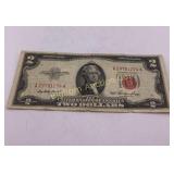 1953 Red Seal Two Dollar Note