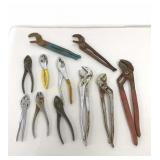 Pliers Various Sizes/ Styles 11 Pc Lot