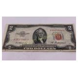 1953-A  Red Seal Two Dollar Note