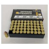 Ammo 45 Auto 50 Rds Fiocchi Defense Dynamics