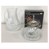 Longchamp Crystal Pitchers, Indiana Glass Royal