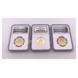 2005-S, 06-S, 07-S Sacagawea One Dollar Coins