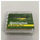 Ammo 22 LR 100 Rds Remington Golden Bullet