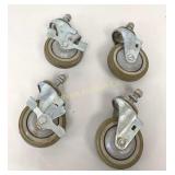 4' Swivel Casters 4 Pc Lot