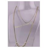 Gold Filled Pearl Style 20' Necklace