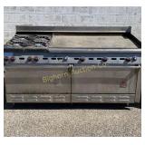 Wolf Commercial 70" 4 Burner Griddle Top w/ Oven