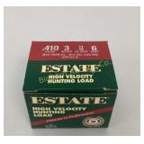 Ammo .410 Ga 3' 25 Rds Estate #6 Shot Hunting Load