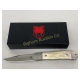 New Cobratec 4' Trapper Pocket Knife w/ Hidden