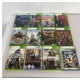 XBox 360 Game Assortment 12 Pc Lot