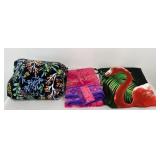 2 Beach Towels, Throw Blanket 3 PC Lot Unused
