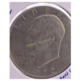 1972 Eisenhower Apollo 11 Moon Landing One Dollar