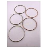 Bangle Bracelet Assortment 5 Pc Lot