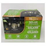 Sunforce LED Solar String Light Set w/ Remote