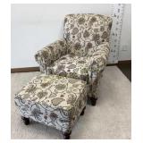 England Furniture Inc. Armchair & Ottoman