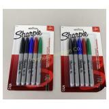 Sharpie Permanent Fine Tip Markers Assorted Colors