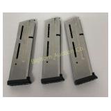 9mm Wilson Combat 1911 Magazines 3 Pc Lot