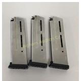 9mm Wilson Combat 1911 Magazines 3 Pc Lot