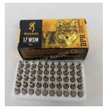 Ammo 17 WSM 50 Rds Browning 25 Gr BPR