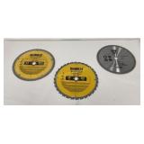12" Blades DeWalt 32T General, DeWalt 80T