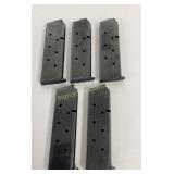 9mm 1911 Magazines 5 Pc Lot