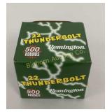 Ammo 22 LR 500 Rds Remington Thunderbolt High