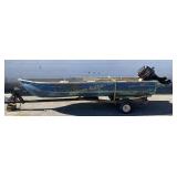 1976 Mirrocraft F-3604, 14 Ft  Aluminum Boat