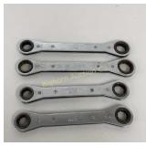 Klein Tools Ratcheting Double Box End Wrenches