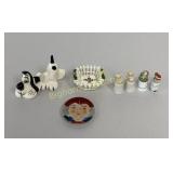 VTG Miniature: Face Plate, Ceramic Dog,