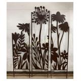 3-Panel Garden Mural Stakes Dark Bronze