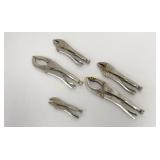 Vise Grip Locking Pliers Assortment 5 PC Lot