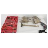 Rockwell 3/8' Drill, CLC Leather Tool Bags,