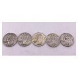 Washington Silver Quarters 1957,59 Various Mints