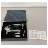 Corkscrew w/ Foil Cutter, Pourer, Bottle Stopper