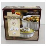 NIB CorningWare 6 Pc French White Bakeware Set
