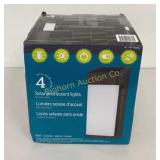 New Solar Post Accent Lights 4 Pack