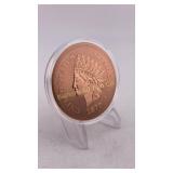 Five Ounce .999 Copper 1877 Indian Cent