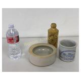 Stoneware 6' Bowl, Illinois Pottery Miniatur Crock